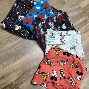 Lot of 5 Disney pajama pants